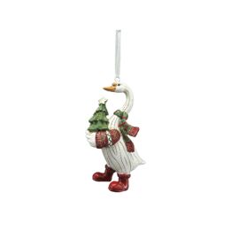 Regal Tidings Resin Duck Hanging Tree Decoration