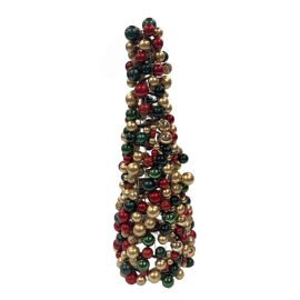 Regal Tidings Christmas Ball Christmas Tree Red, Green & Gold 48cm