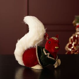 Regal Tidings Squirrel Decoration 25cm