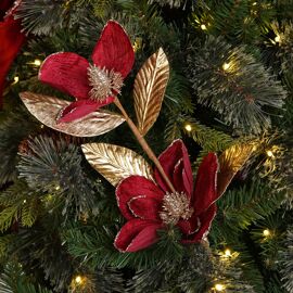 Regal Tidings Red & Gold Tree Stem