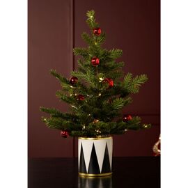 Regal Tidings LED Christmas Tree with Baubles 22" (Includes try me button)