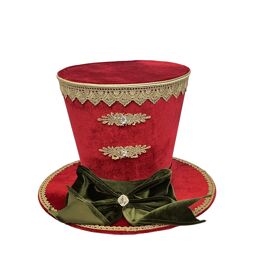 Regal Tidings Red Top Hat 24cm