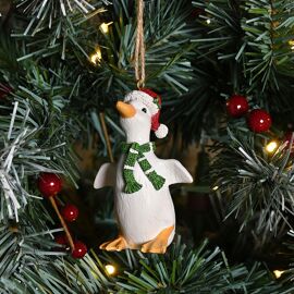 Christmas Duck Hanging Ornament