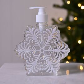 Snowflake Shaped Hand Soap with Vanilla Fragranced Soap 500ml