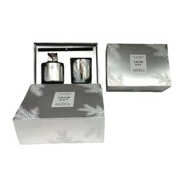 Christmas Gift Set - 110ml Diffuser and 100g Candle Snow Day