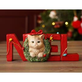 Resin 'Noel' Cat Figurine