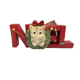 Resin 'Noel' Cat Figurine