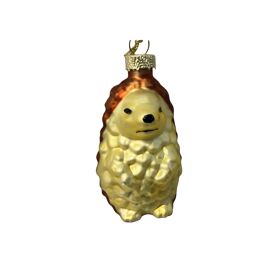 **MULTI 6** Glass Hedgehog Ornament 7cm