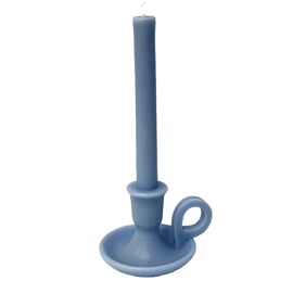 Blue Taper Candle Night Lantern 28cm
