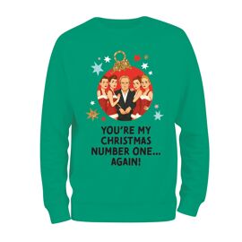 Icons Christmas Green Sweater- You're my Christmas No.1- Small
