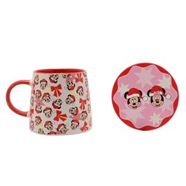 Disney Mug & Coaster Set - Mickey & Minnie