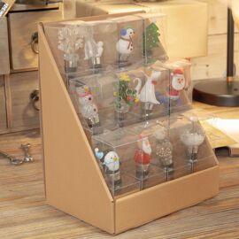 **ASTD MULTI 12**  Christmas Character Bottle Stoppers