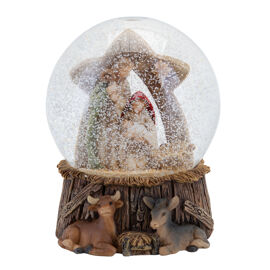 Hand Painted Nativity Scene Waterball 10cm
