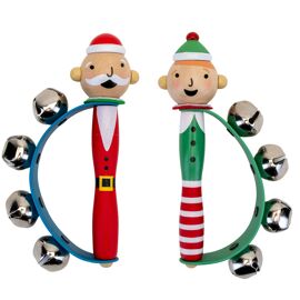 **ASTD MULTI 12** Christmas Wooden Handbells 2 designs