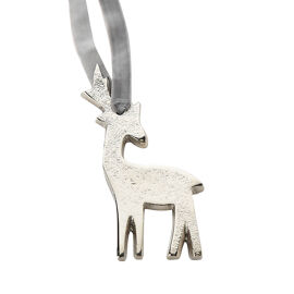 **MULTI 6** Hanging Metal Reindeer 10cm