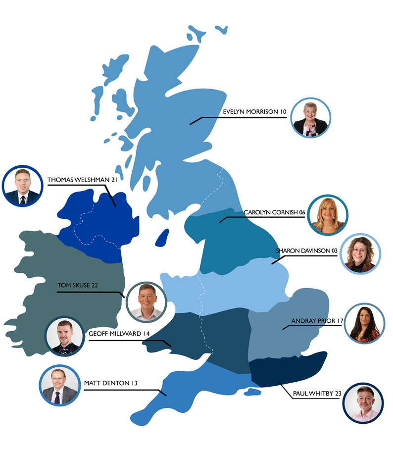 Images of Territory Managers